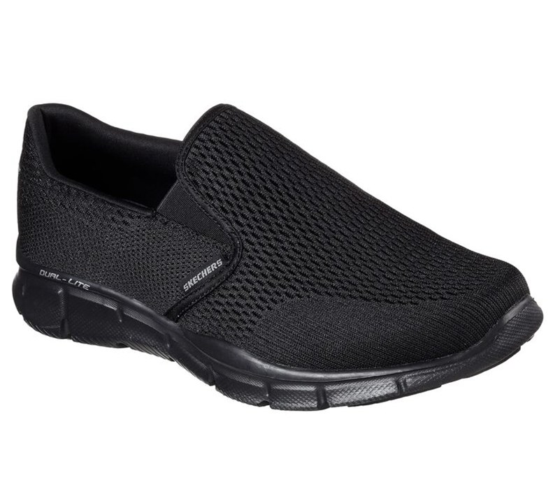 Skechers Equalizer - Double Play - Mens Slip On Shoes Black [AU-KD2519]